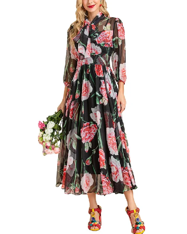 New Markdowns BURRYCO Silk Dress