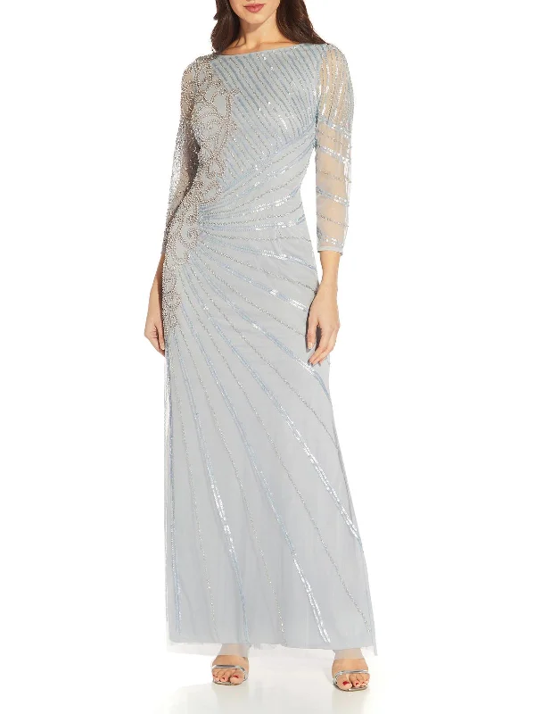 Best Deals Womens Burnout Maxi Evening Dress