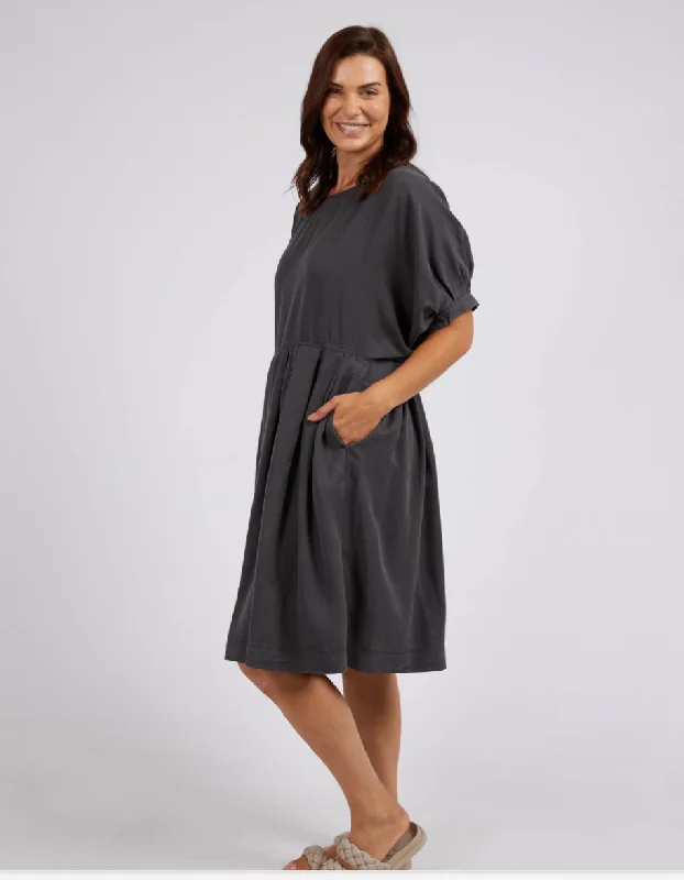 Blowout Deals Bliss Relaxed Dress - Washed Black