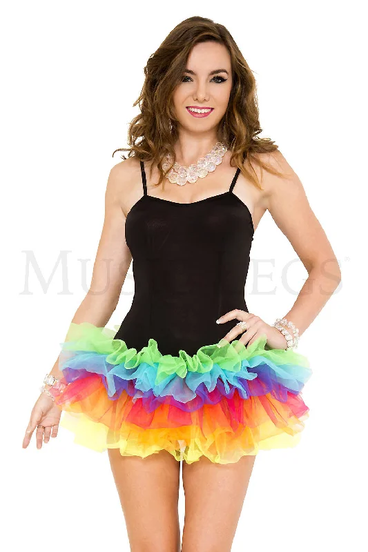The Best Prices Rainbow Tutu Mini Dress