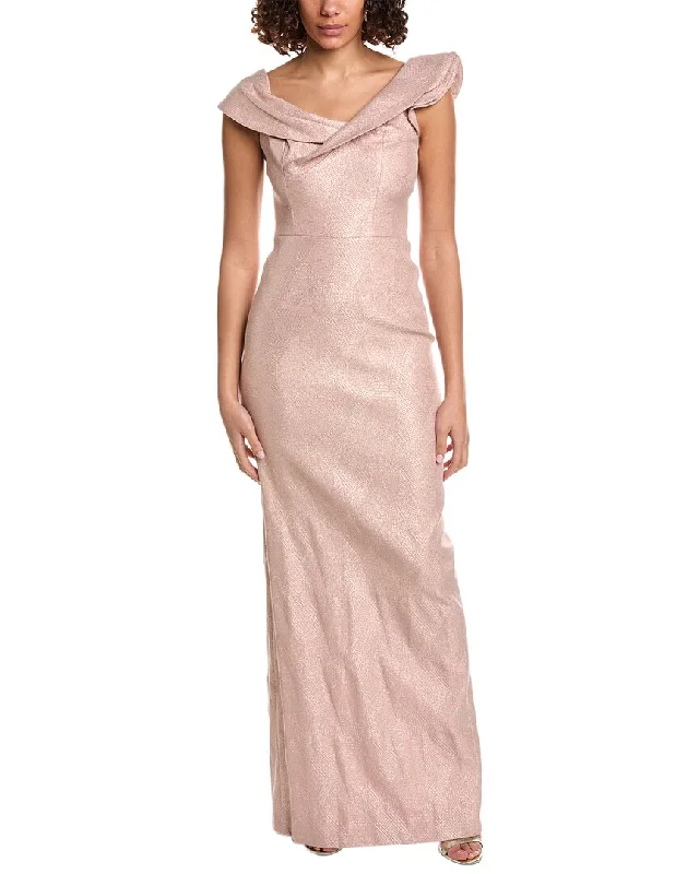 Anniversary Sale Teri Jon by Rickie Freeman Shimmering Gown