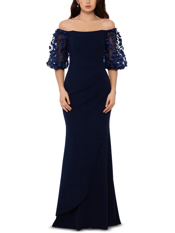 Clearance Sale Womens Off-The-Shoulder Long Evening Dress