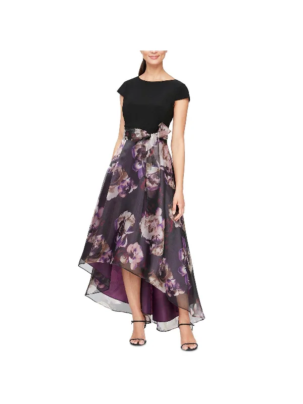 Limited Time Discount Womens High Low Floral Maxi Dress