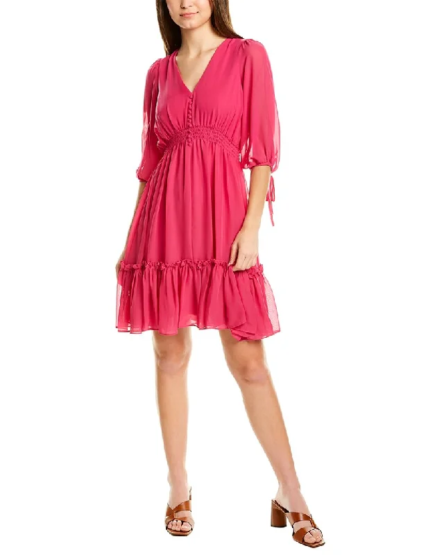 Savings Galore Taylor Smocked Waist Mini Dress