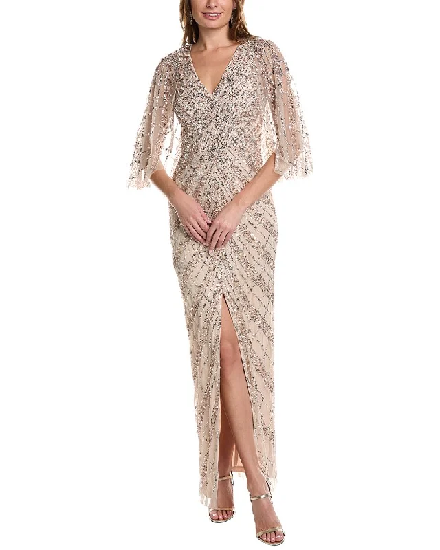Daily Specials Aidan Mattox Fully Beaded Column Gown