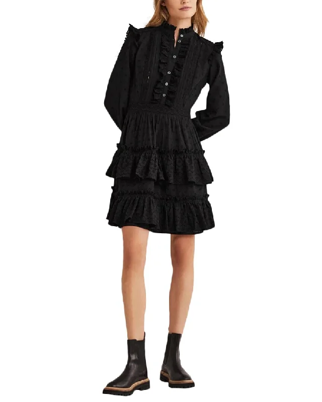 Bargain Bin Boden Mixed Broderie Shirt Dress