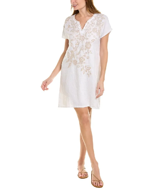 Take Advantage Johnny Was Abigail Easy Linen Tunic Dress