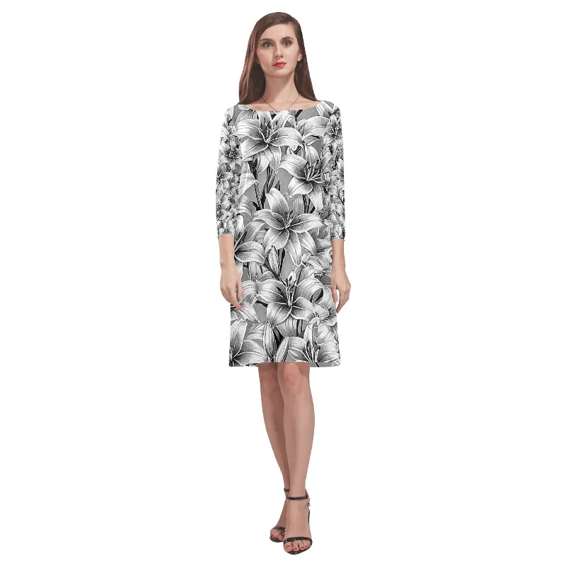Big Savings Women's Loose Round Neck Dress (Model D22)