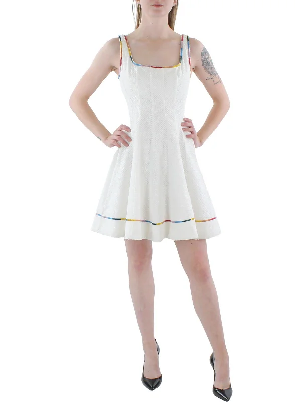 Price Meltdown Wells Womens Party Mini Fit & Flare Dress
