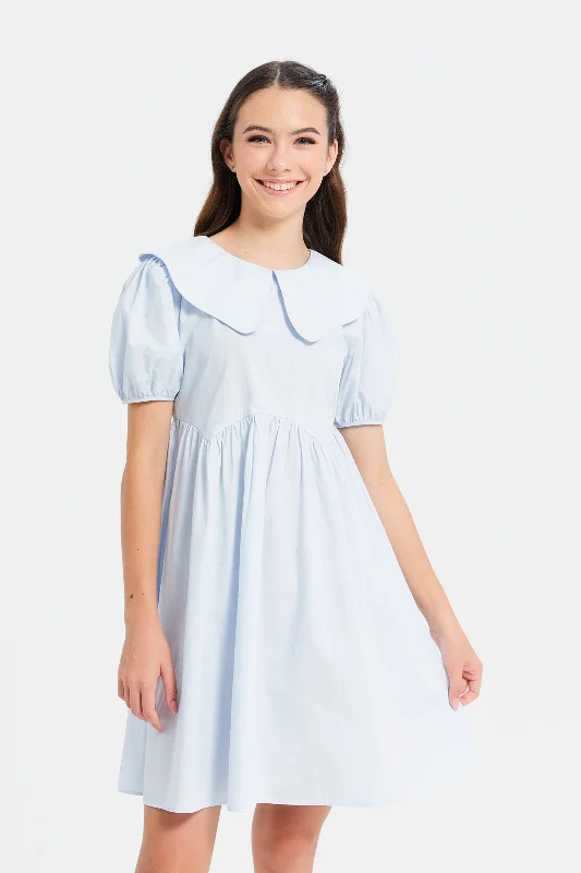 YEAR-End Clearance Senior Girls Blue Peter Pan Dress