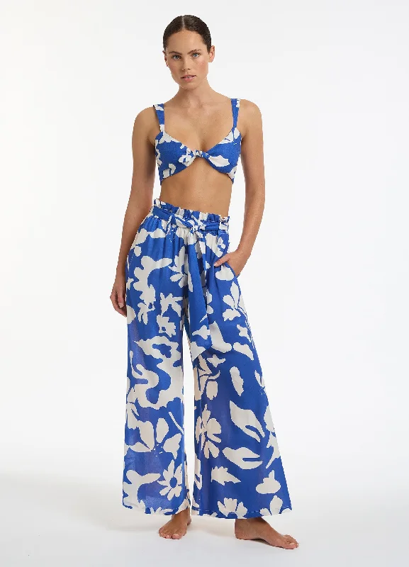 Deal Dash Emporio Flowing Pants - Sapphire