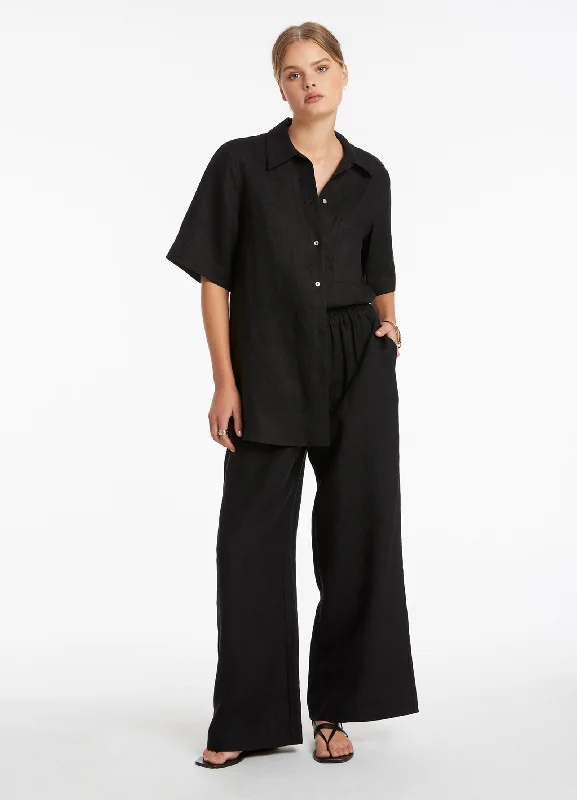 YEAR-End Clearance Jetset Wide Leg Pants - Black