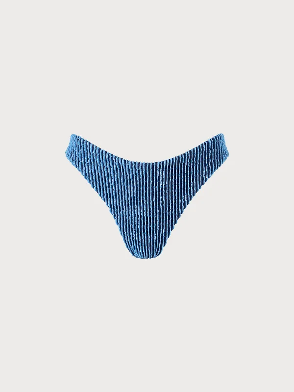 Stock Clearance Textured Frill Bikini Bottom