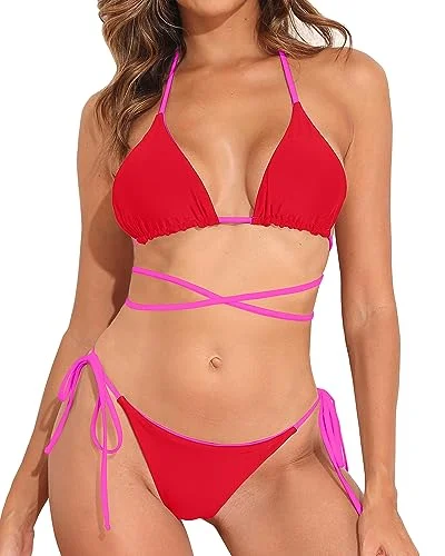 Deal of the Week Reversible Bikini Set Strappy Swimwear
