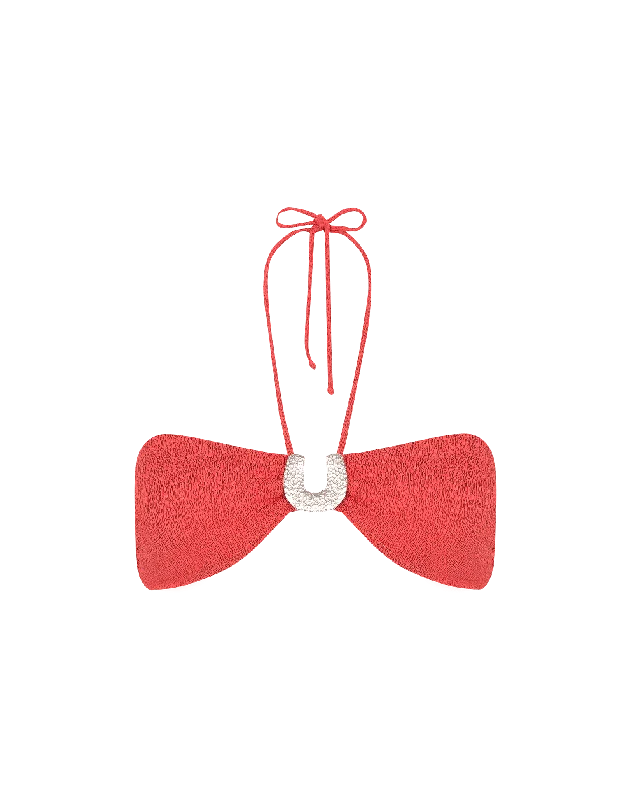 Blowout Deals Firenze Sami Bandeau Top - Raspberry