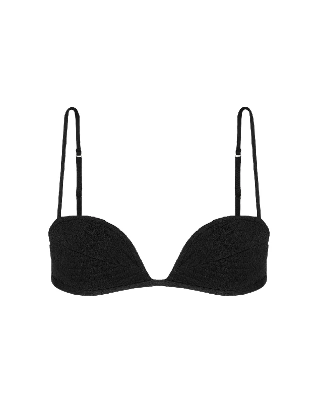 Blowout Deals Firenze Emily Gabi Top - Black