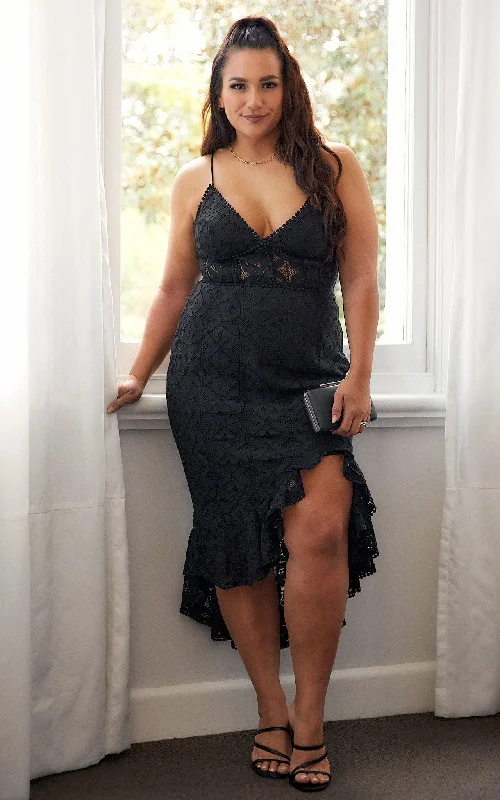 Don't Wait Theory Dress - Black