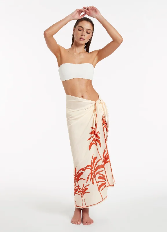 Huge Discounts Palme Sarong - Cherry
