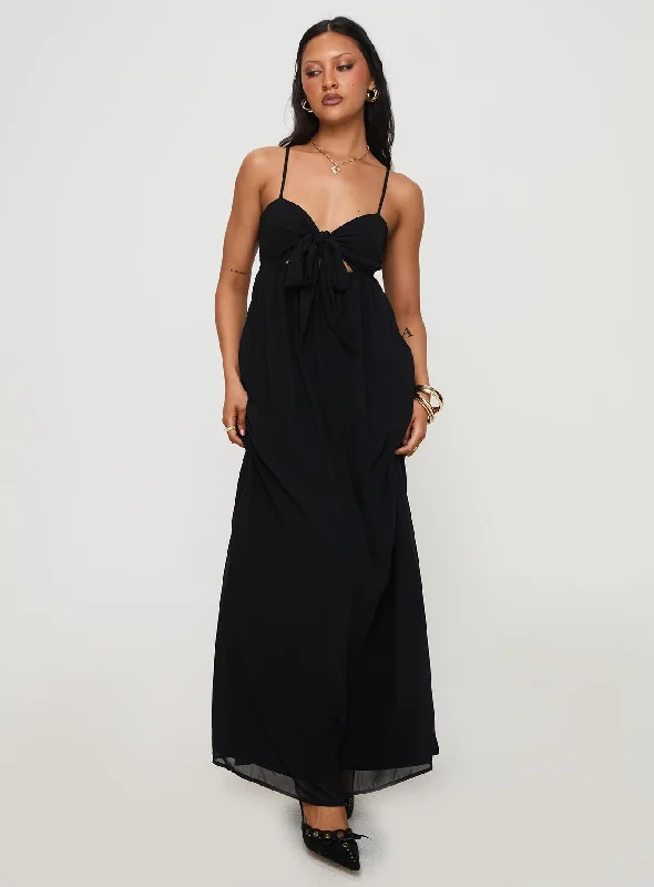 Midnight Madness Granno Maxi Dress Black