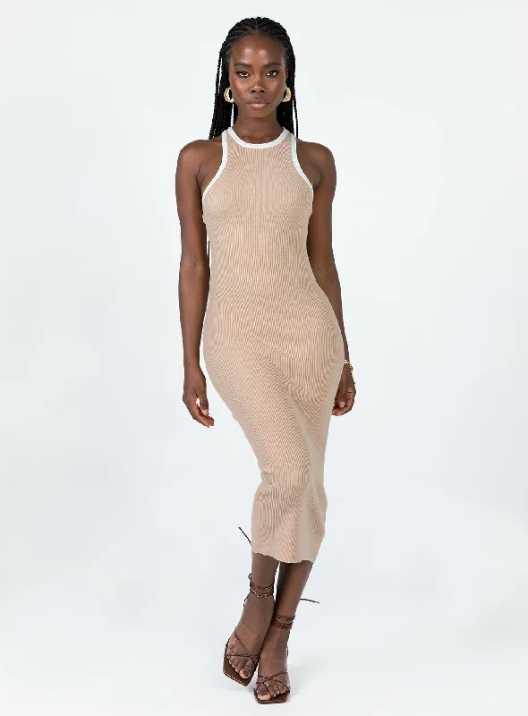 Today Only Raimond Midi Dress Beige