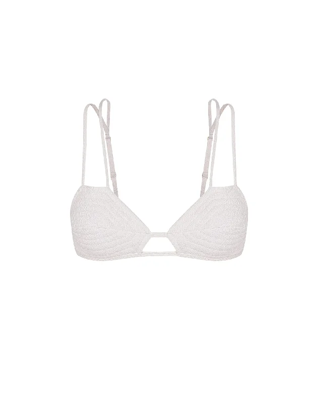 Bargain Prices Firenze Esther Parallel Tri Top - White