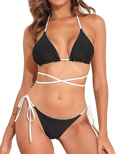 Today’s Deal Strappy Swimwear Reversible Bikini Set