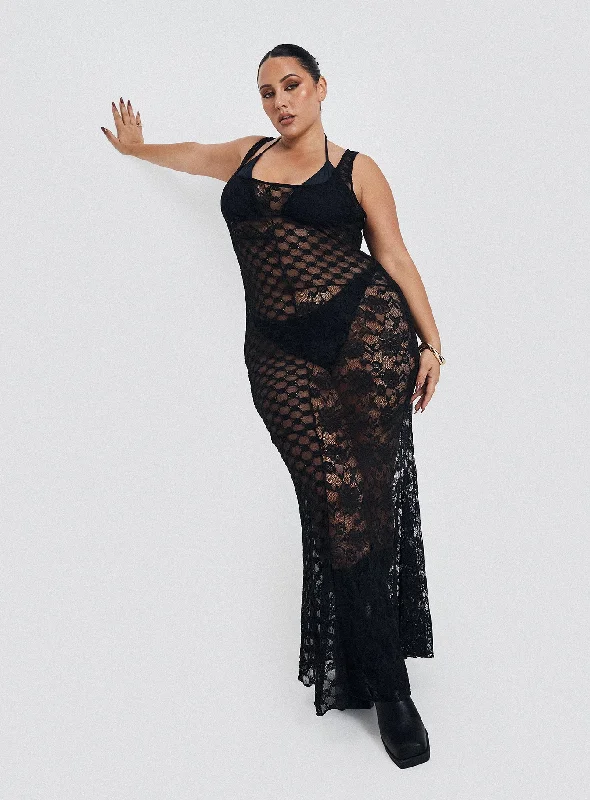 Bargain Prices Zhara Lace Dress Black Curve
