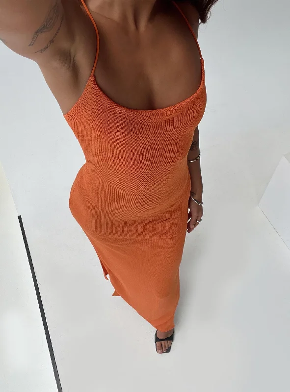 Daily Deals Cote Maxi Dress Orange
