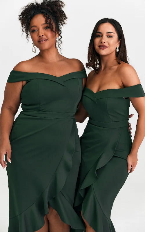 Exclusive Online Offer Admire Dress - Emerald Green
