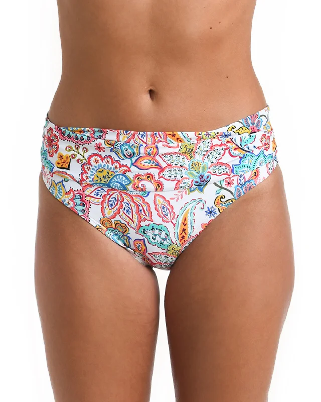 Discount Deals 2024 La Blanca Gypsy Soul Shirred Band Hipster Bottom - Lb4cj95