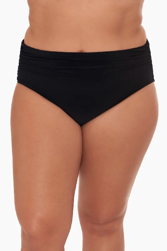 Unmissable Offer Plus Size Shirred Jersey Swim Bottom