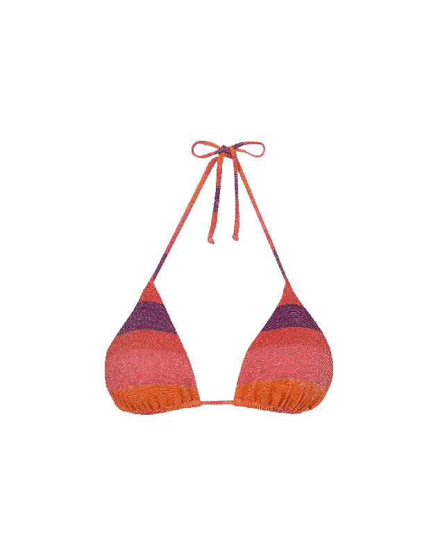 YEAR-End Clearance Lurex Tri Top - Heatwave