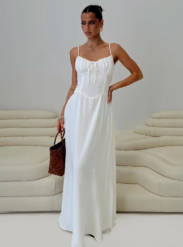 Super Sale Eleanora Maxi Dress White