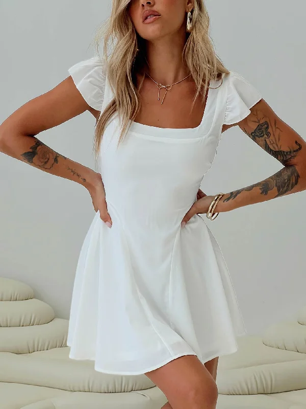 Price Meltdown Aquaria Mini Dress White