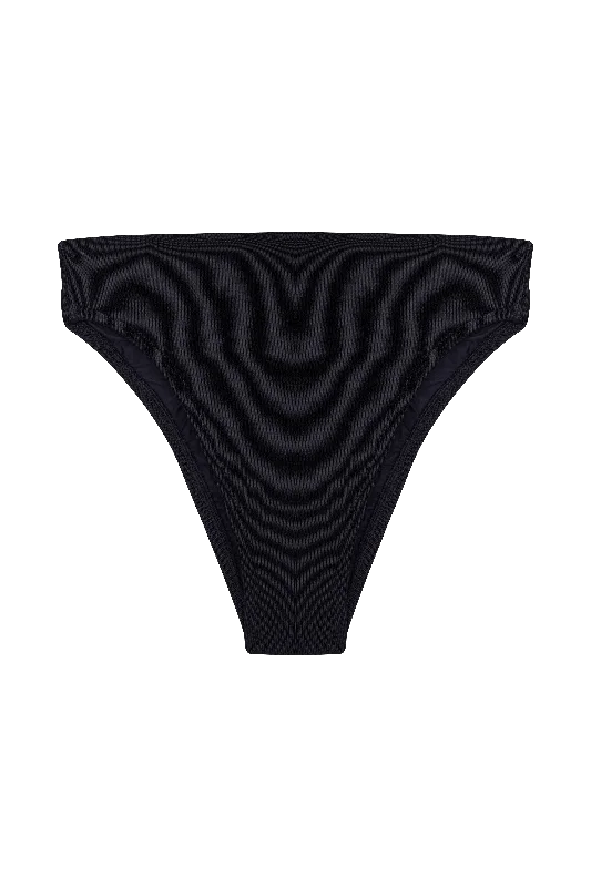 Discount Extravaganza Knit Gigi Hot Pant Bottom - Black