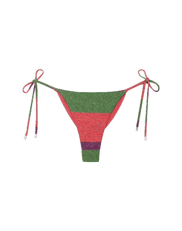 Members Only Lurex Tie Side Bottom - Heatwave