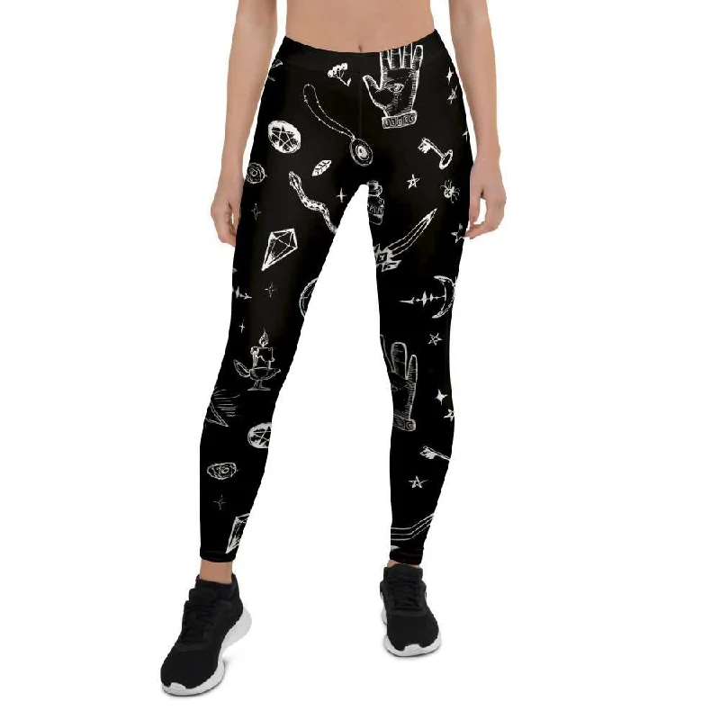 Early Access Black Gothic Witch Women's Leggings
