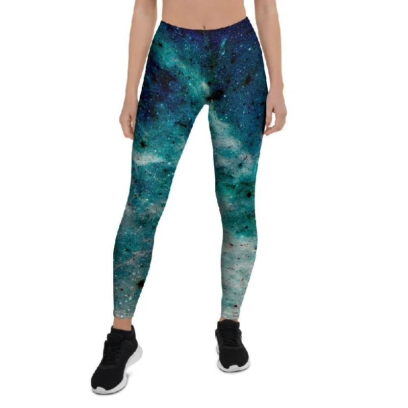 Price Meltdown Blue Galaxy Space Women's Leggings