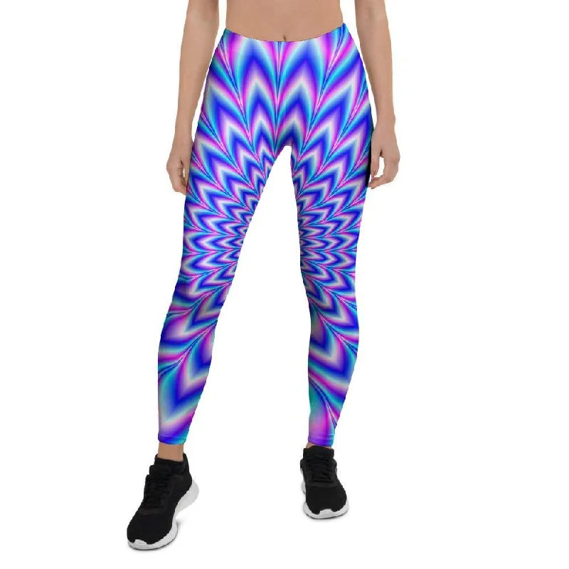 Deal Zone Blue Optical illusion Women's Leggings